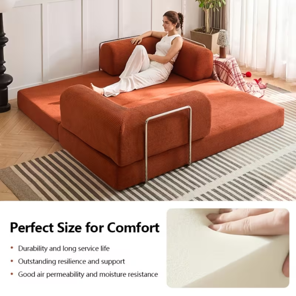 78.7"/70.8"/59"Folding Modular Sofa Bed