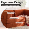 78.7"/70.8"/59"Folding Modular Sofa Bed