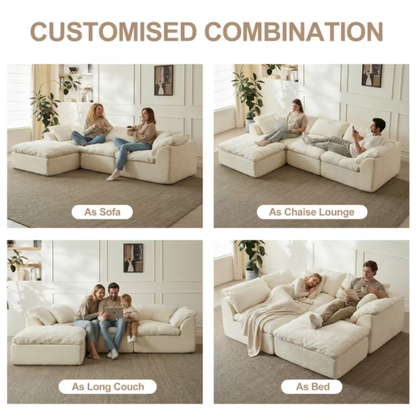 Compressed Sofa Modular Sectional Sofa