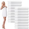 4 Pack White Cotton Bath Towels