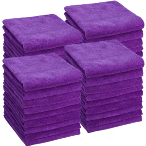36 Packs Microfiber Bleach-Resistant Towels Suitable for Gym