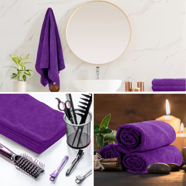 36 Packs Microfiber Bleach-Resistant Towels Suitable for Gym