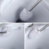 Stainless Steel Toilet Brush with a Round Ball Design