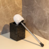Nordic Household Bathroom Square Ceramic Toilet Brush