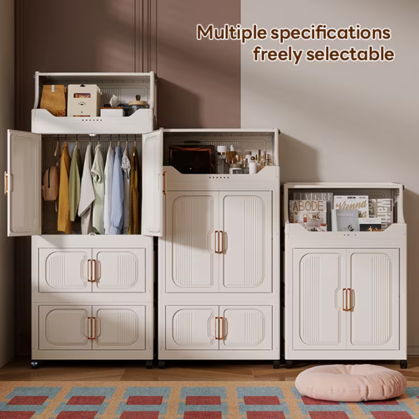 26.77inch X 14.96inch Multi-Layer Optional Bedroom Clothes Storage Cabinet