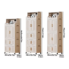 26.77inch X 14.96inch Multi-Layer Optional Bedroom Clothes Storage Cabinet